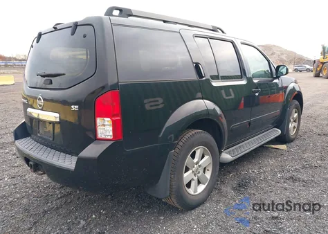 2008 Nissan Pathfinder Se z USA, uszkodzony, nr VIN 5N1AR18B58C644962